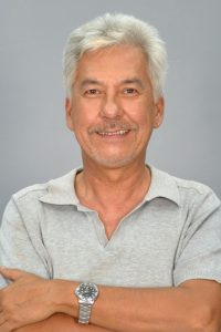 white hair senior male
